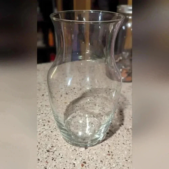 Glass Flower Vase 9" (New) - Picture 4 of 4